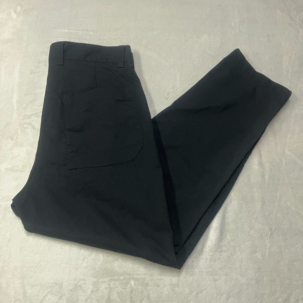 Lululemon Commission Pants Mens 31 (32x30) Obsidian Grey Slim Warpstreme M59AN1S